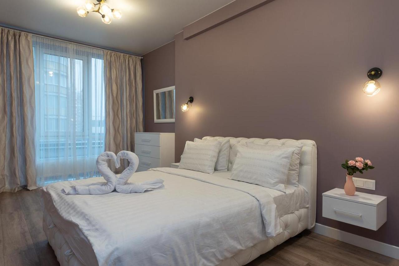 קייב New Modern Apartments. Metro Minskaya מראה חיצוני תמונה